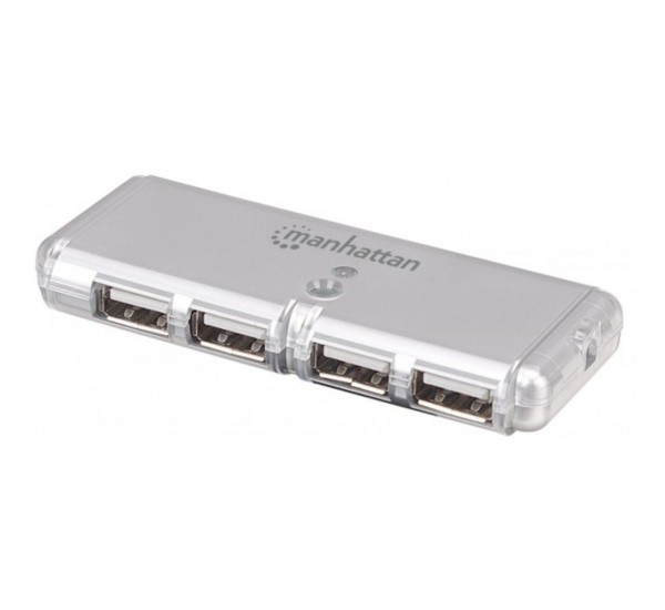 Hub USB Tascabile 4 porte Silver