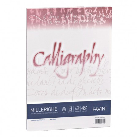 Carta di prestigio Calligraphy Millerighe - A4