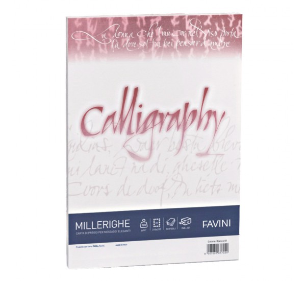 Carta di prestigio Calligraphy Millerighe - A4