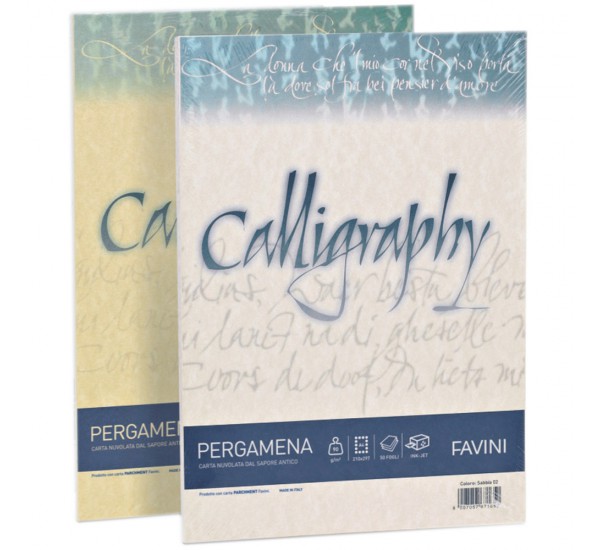 Carta di prestigio Calligraphy Pergamena - A4