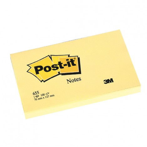 Foglietti Post-it® Giallo Canary™ - 76x127 mm