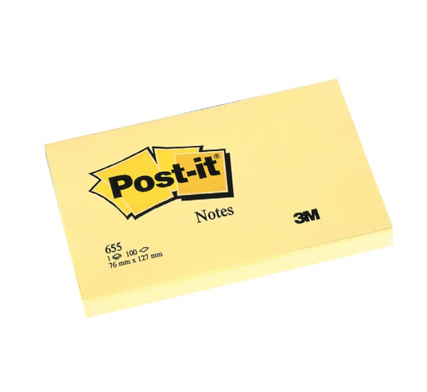 Foglietti Post-it® Giallo Canary™ - 76x127 mm