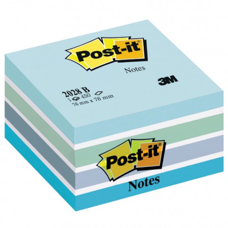 Cubi di foglietti Post-it® - pastello azzurro