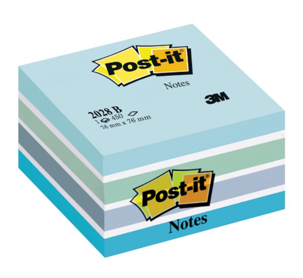 Cubi di foglietti Post-it® - pastello azzurro