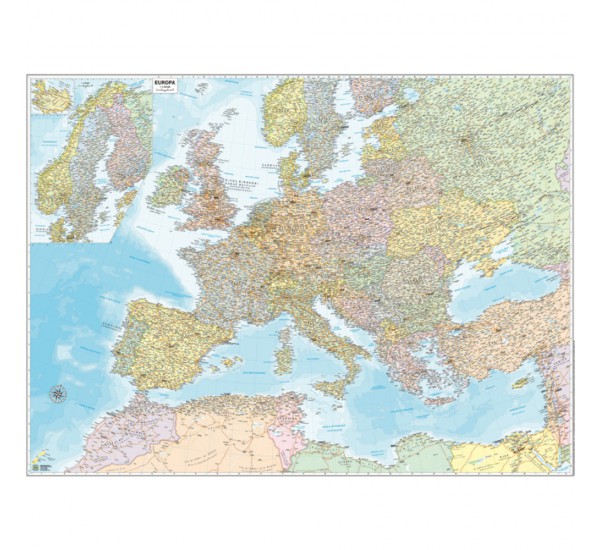 Carta geografica da parete - Europa