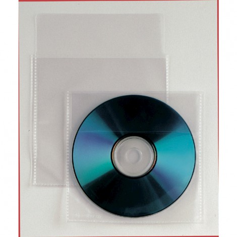 Busta porta 2 CD/DVD con patella