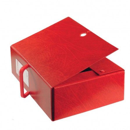 Scatole archivio BIG - Dorso 12 cm. rosso