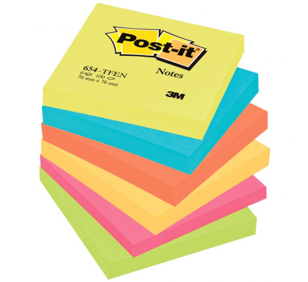 Foglietti Post-it® Energetic - 76x76 mm