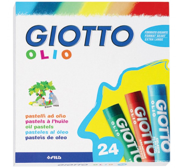 Pastelli ad olio Giotto - 24 pz.