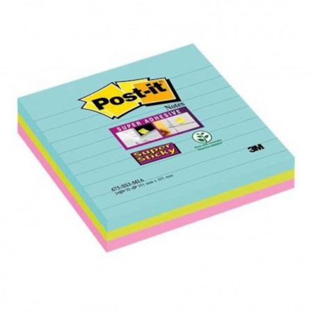 Foglietti Post-it® Super Sticky a righe