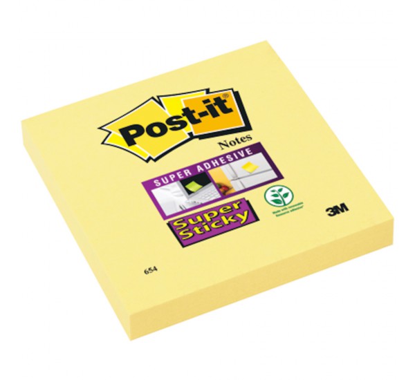 Post-it® Super Sticky Giallo Canary™ - 76x76 mm