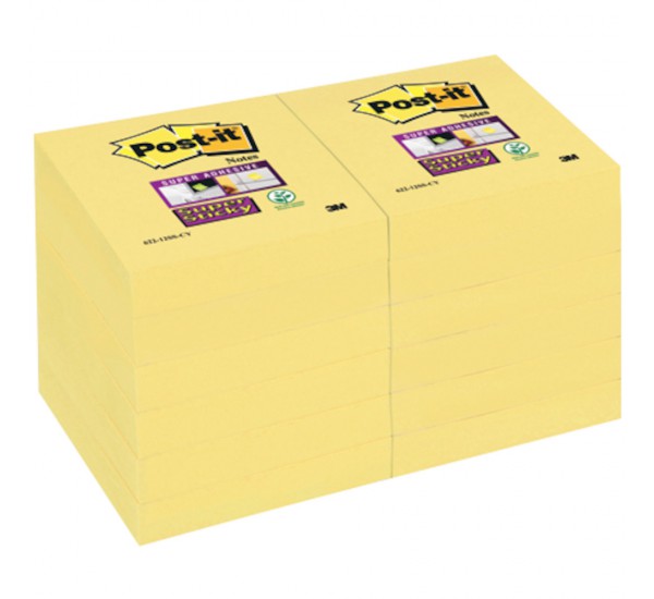 Post-it® Super Sticky Giallo Canary™ - 47,6x47,6 mm