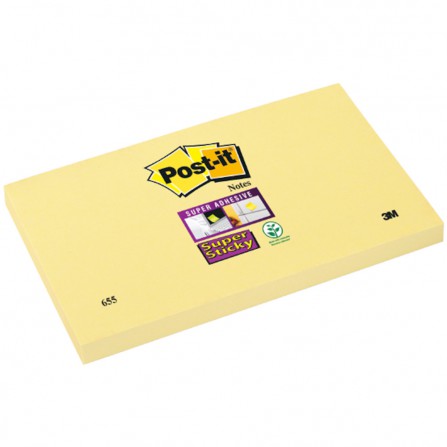 Post-it® Super Sticky Giallo Canary™ - 76x127 mm