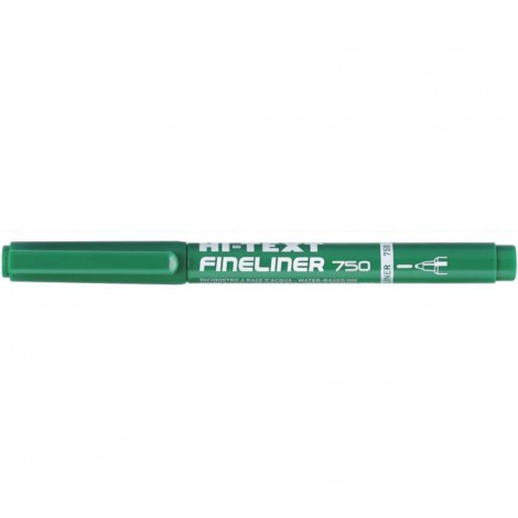 Pennarello Fineliner Hi-text 750 - Verde